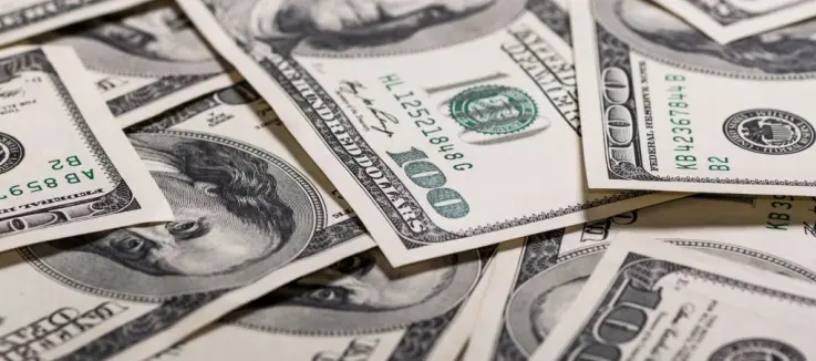 US dollar bills