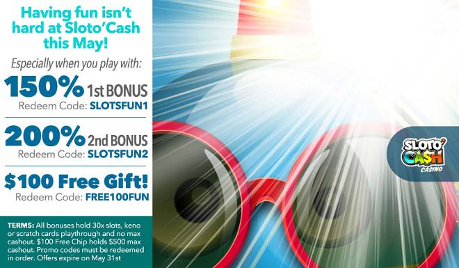 Sloto'Cash Free Bonus