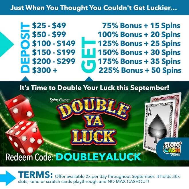 Double Ya'Luck Daily Bonus