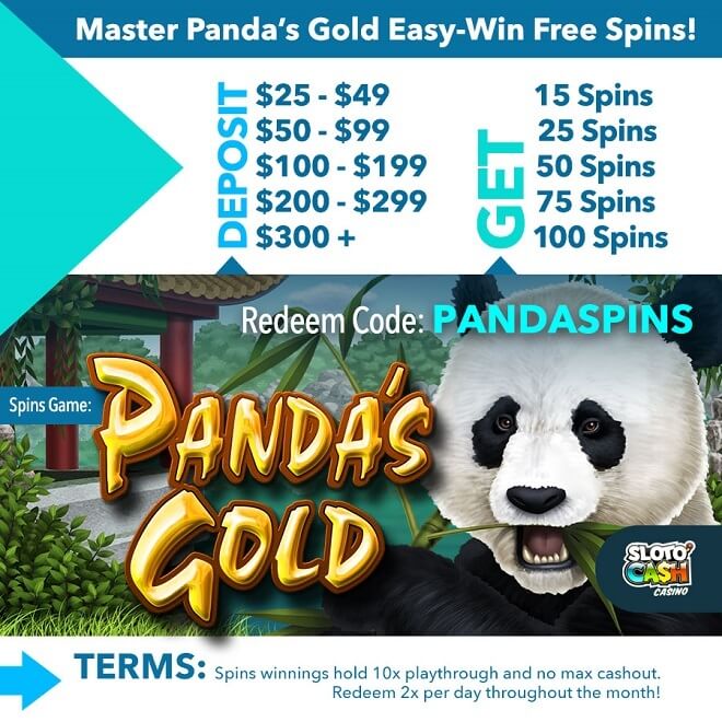 Panda's Gold Free Spins